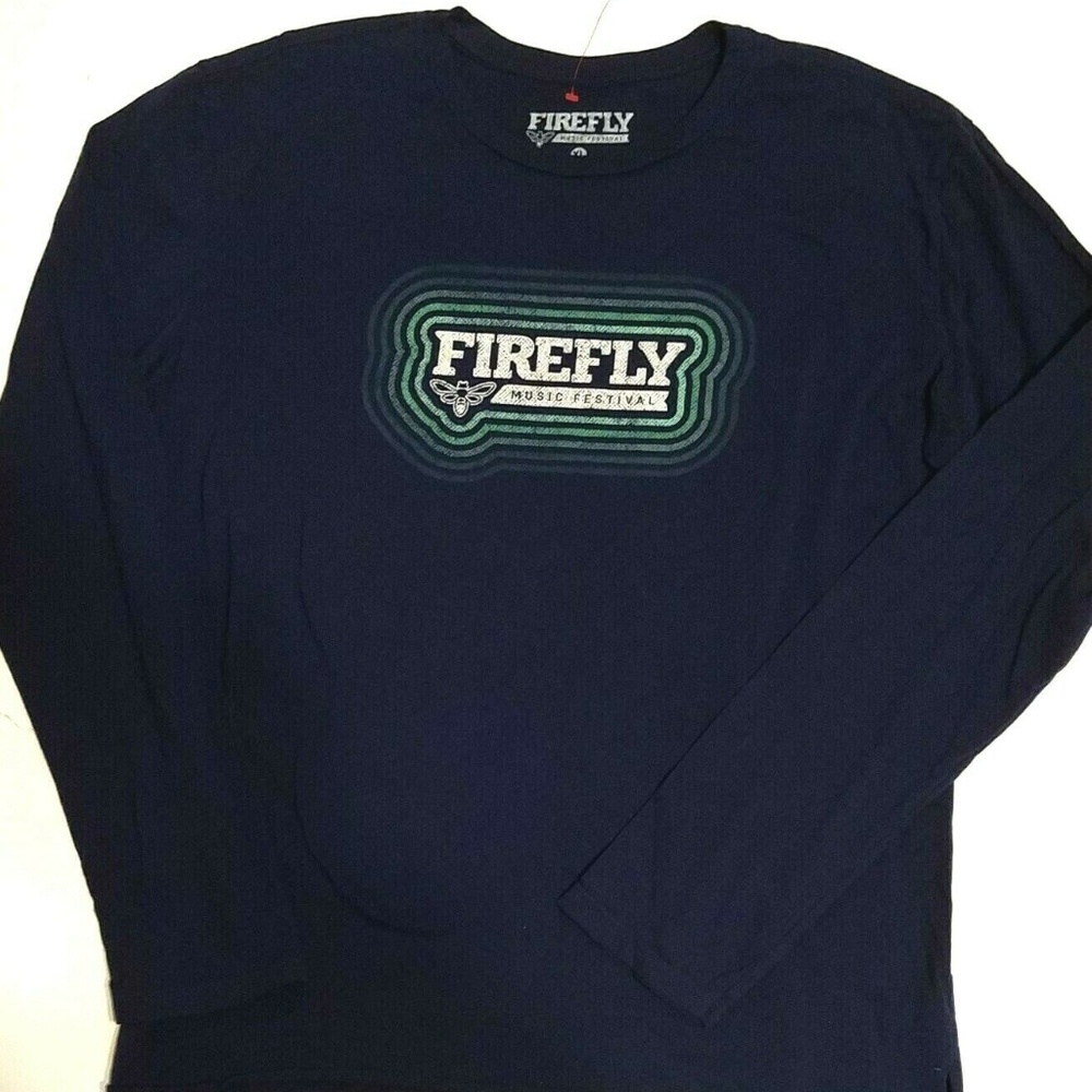 Firefly Music Festival  Navy Blue Graphic T-Shirt